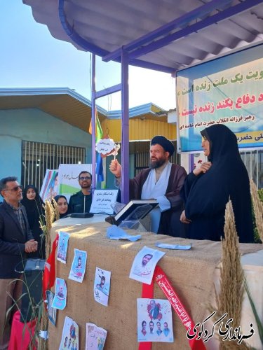 بدرقه دانش‌آموزان دختر شهرستان کردکوی به مناطق عملیاتی جنوب