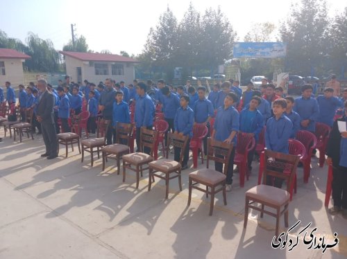 آیین متمرکز انتخابات شورای دانش آموزی شهرستان کردکوی در دبیرستان  دوره اول شاهد پسران برگزارشد