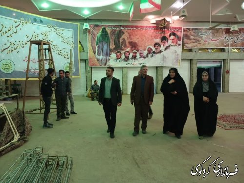 حضور ترک فرماندار کردکوی در ستاد یادواره شهدای شهرستان کردکوی