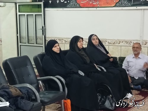 حضور ترک فرماندار کردکوی در ستاد یادواره شهدای شهرستان کردکوی