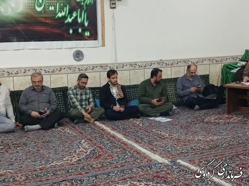 حضور ترک فرماندار کردکوی در ستاد یادواره شهدای شهرستان کردکوی