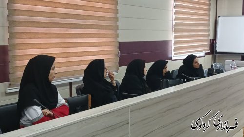 نشست مشاوران امور بانوان دستگاههاي اجرايي شهرستان کردکوی