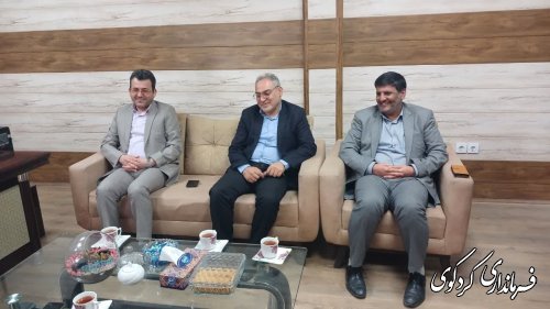 دیدار و گفتگو بابایی مدیر کل کمیته امداد استان گلستان با فرماندار کردکوی