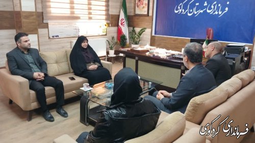 دیدار معاون مدیر کل انتقال خون استان با فرماندار شهرستان کردکوی