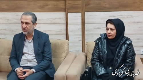 دیدار معاون مدیر کل انتقال خون استان با فرماندار شهرستان کردکوی
