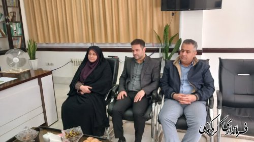 دیدار فرماندار و معاونین فرمانداری کردکوی با سرهنگ اصحابی فرمانده ناحیه مقاومت بسیج کردکوی
