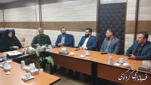 دیدار مهری مدیرکل غله استان گلستان با فرماندار کردکوی 