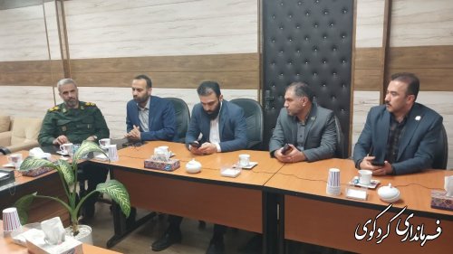 دیدار مهری مدیرکل غله استان گلستان با فرماندار کردکوی 