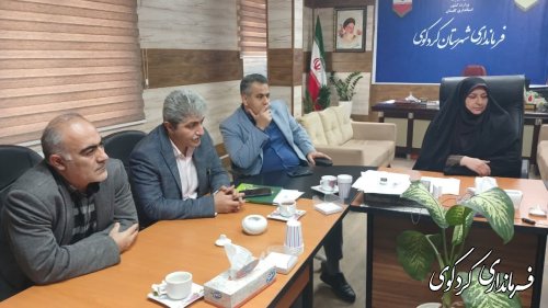 دیدار مهری مدیرکل غله استان گلستان با فرماندار کردکوی 