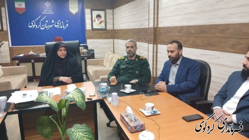 دیدار مهری مدیرکل غله استان گلستان با فرماندار کردکوی 