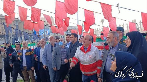 گلباران نمودن تندیس سردار سلیمانی در کردکوی 