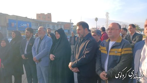 گلباران نمودن تندیس سردار سلیمانی در کردکوی 