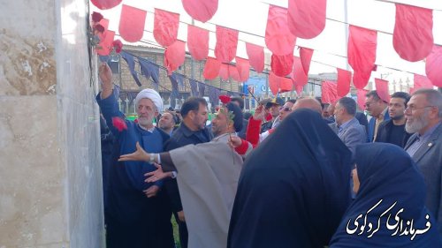 گلباران نمودن تندیس سردار سلیمانی در کردکوی 