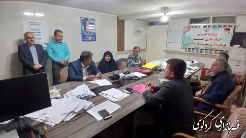 بازدید رییس ستاد انتخابات غرب گلستان از حوزه های فرعی 