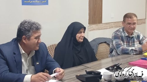 بازدید رییس ستاد انتخابات غرب گلستان از حوزه های فرعی 