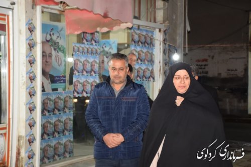 بازدید رییس ستاد انتخابات شهرستان از ستاد انتخاباتی نامزدهای در کردکوی