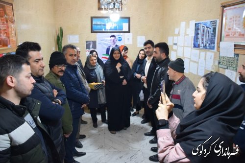 بازدید رییس ستاد انتخابات شهرستان از ستاد انتخاباتی نامزدهای در کردکوی