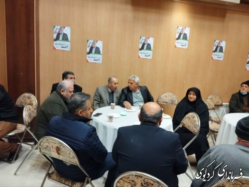 بازدید رییس ستاد انتخابات شهرستان از ستاد انتخاباتی نامزدهای در کردکوی