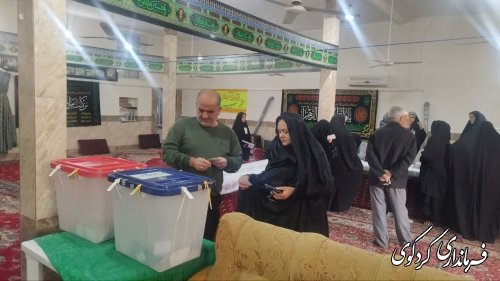 گزارش تصویری // حضور پرشور کردکویی ها در پای صندوق اخذ رای