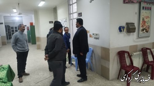 گزارش تصویری // بازدید کیا بخشدار مرکزی از شعب اخذ رای روستایی