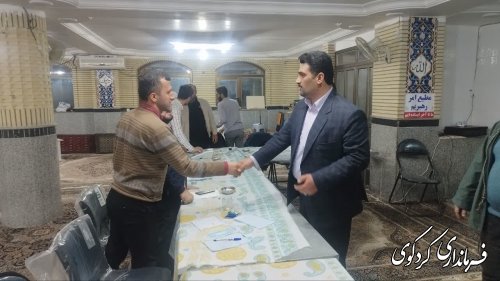 گزارش تصویری // بازدید کیا بخشدار مرکزی از شعب اخذ رای روستایی