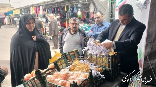 بازدید مدیر کل صمت گلستان از فروشگاههای تنظیم بازار کردکوی