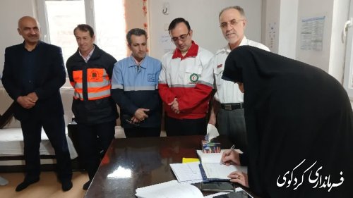 گزارش تصویری // بازدید عیدانه ترک فرماندار و رییس ستاد سفر شهرستان کردکوی از دستگاه‌های خدمات رسان