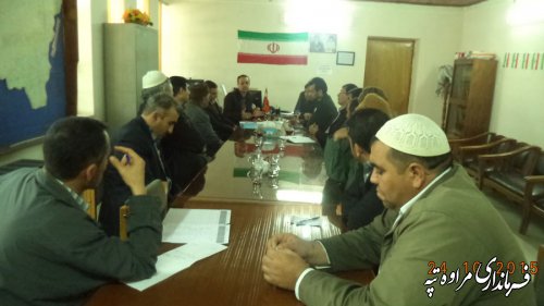 جلسه شورای عشایری بخش مرکزی مراوه تپه برگزار شد