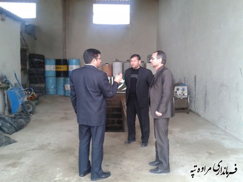 بازدید معاون فرماندار و بخشدار مرکزی مراوه تپه از اداره راه و شهرسازی  
