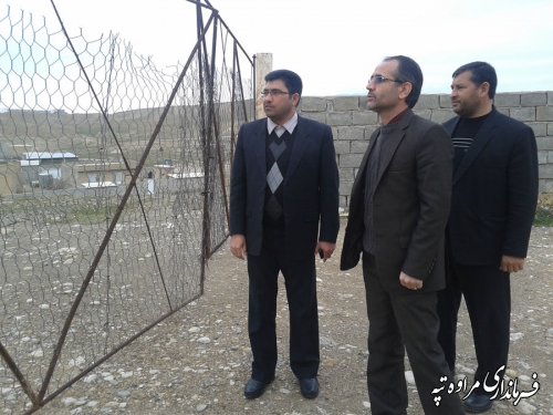 بازدید معاون فرماندار و بخشدار مرکزی مراوه تپه از اداره راه و شهرسازی  