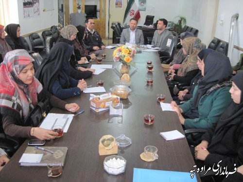 برگزاری جلسه کارگروه اجتماعی بانوان در فرمانداری