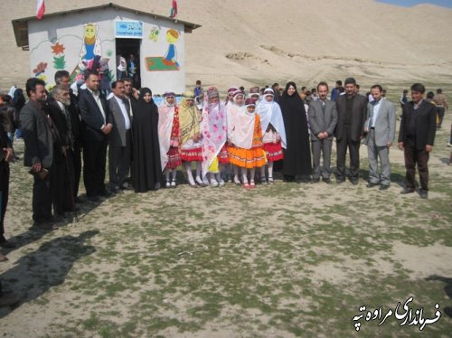 افتتاح نمازخانه مدرسه عشایری در دشت تقر