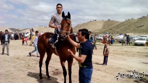 برگزاری مسابقات اسب دوانی در شهرستان مراوه تپه