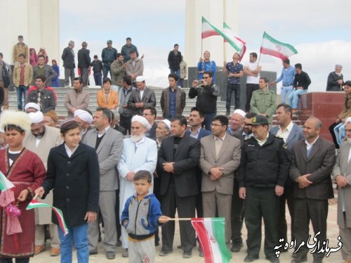 زیباترین جشن 12 فروردین در آرامگاه مختومقلی فراغی