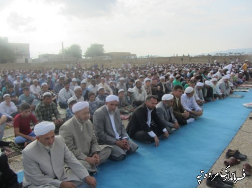 فرماندار در نماز عید فطر مراوه تپه