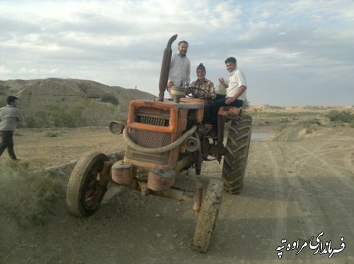 بازدید فرماندار از روستای چایلی