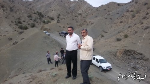 بازدید فرماندار از روستاهای مرزی مراوه تپه