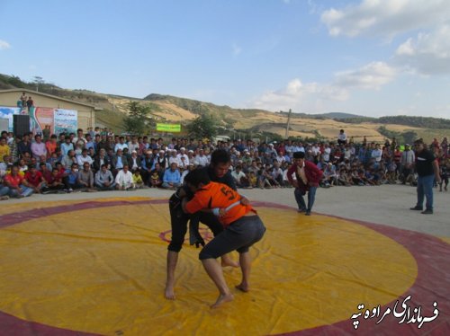 برگزاری جشنواره فرهنگی ورزشی تعطیلات تابستانه با ورزش در روستای آق امام شهرستان مراوه تپه