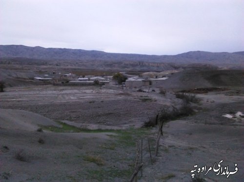 بازدید فرماندار از روستای پالچقلی یموت