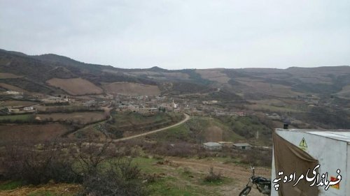 بازدید از فرماندار مراوه تپه از روستای آلتی آغاچ و پروژه گازرسانی بخش گلیداغ 