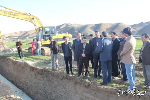 حضور رئیس سازمان مدیریت و برنامه ریزی استان گلستان در شهرستان مرزی مراوه تپه 