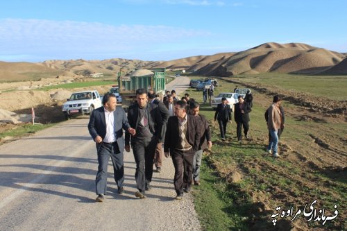 حضور رئیس سازمان مدیریت و برنامه ریزی استان گلستان در شهرستان مرزی مراوه تپه 