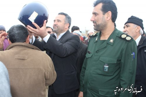 برگزاری همایش پیاده روی خانوادگی در روستای دیکلی داش شهرستان مراوه تپه