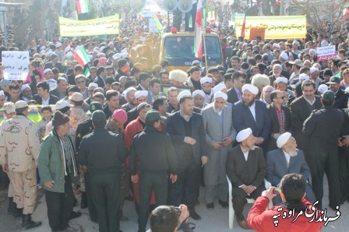 فرماندار مراوه تپه : استقلال و اقتدار ملی ایران از دستاورد های انقلاب اسلامی است . 