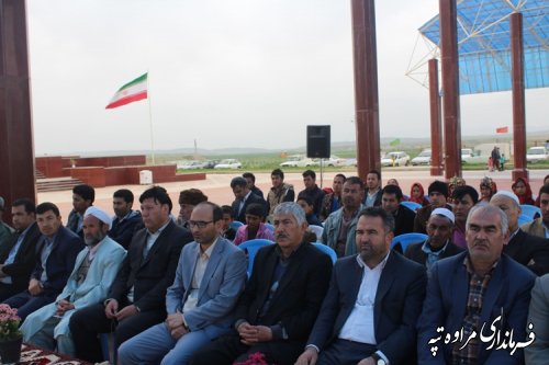 برگزاری جشنواره فرهنگی همگام با مرزداران و جشنواره نوروزگاه در شهرستان مراوه تپه 