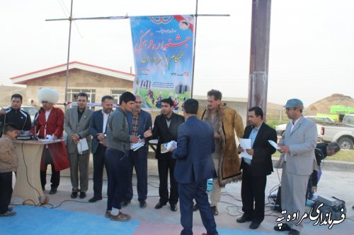 برگزاری جشنواره فرهنگی همگام با مرزداران و جشنواره نوروزگاه در شهرستان مراوه تپه 