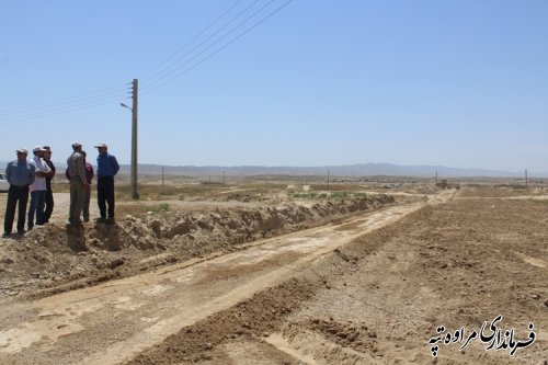 بازدید فرماندار مراوه تپه از روند آماده سازی آرامگاه مختومقلی فراغی جهت برگزاری مراسم نکوداشت 