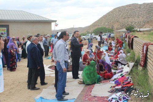 برگزاری جشنواره ابریشم در روستای قرناوه سفلی شهرستان مراوه تپه