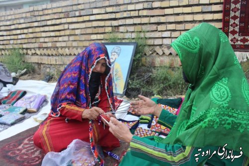 برگزاری جشنواره ابریشم در روستای قرناوه سفلی شهرستان مراوه تپه