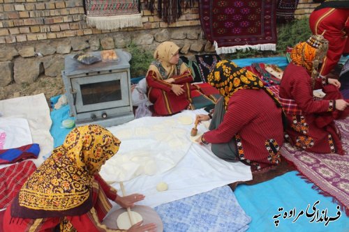 برگزاری جشنواره ابریشم در روستای قرناوه سفلی شهرستان مراوه تپه